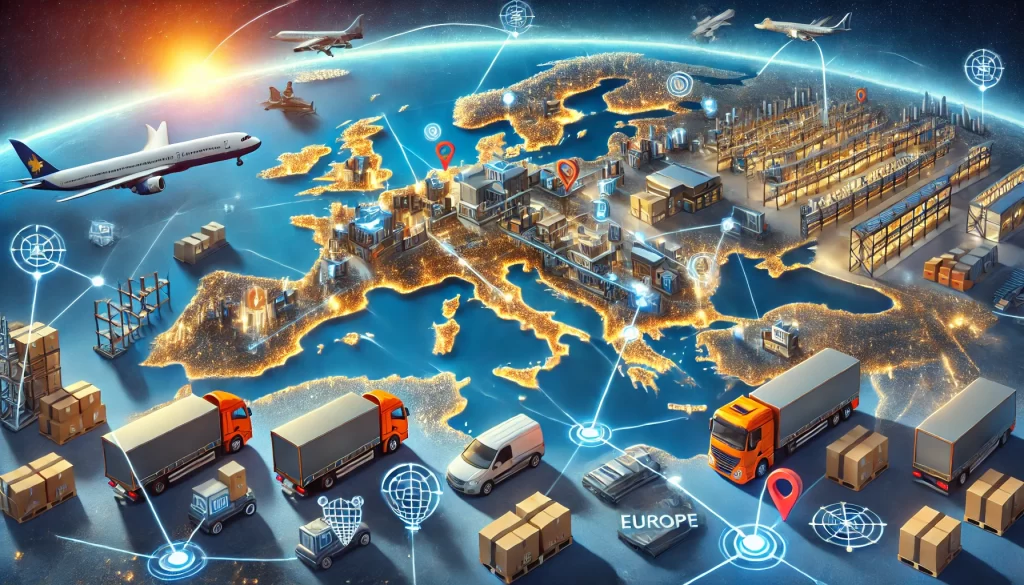 Logistica si depozitele cheia livrărilor rapide în Europa